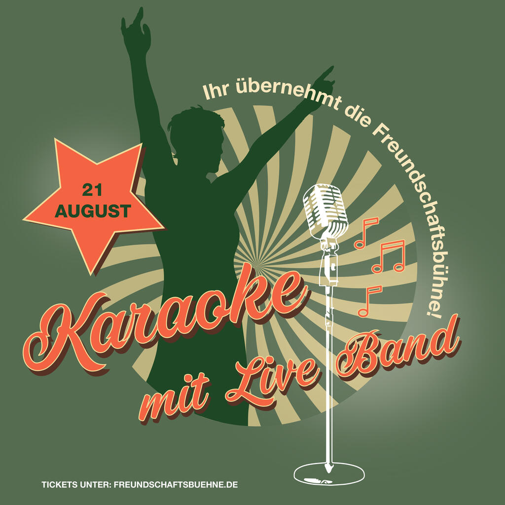Karaoke mit Liveband | Applaus Kulturproduktionen
