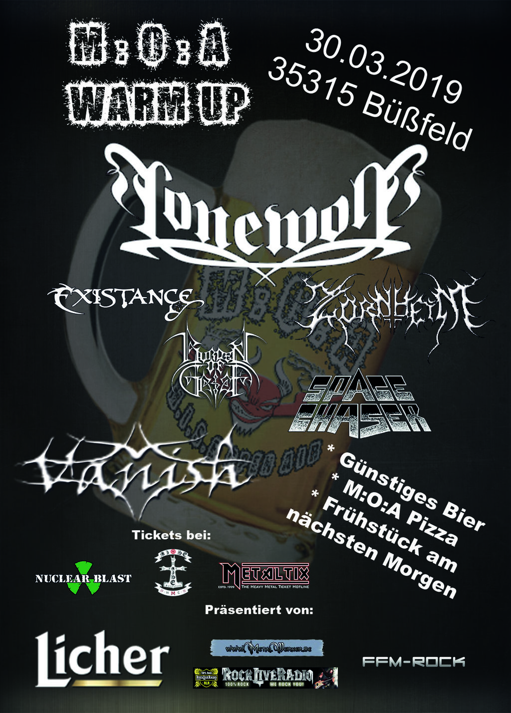 M:O:A WARM UP 2019 | www.metaltix.com