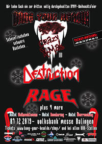 BANG YOUR HEAD!!! CRAZY X-MAS III 2019 | www.metaltix.com