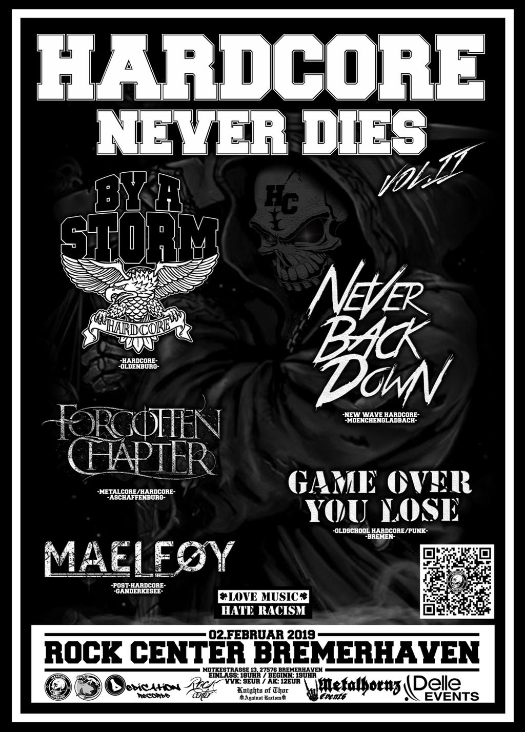 HARDCORE NEVER DIES VOL. II | www.metaltix.com