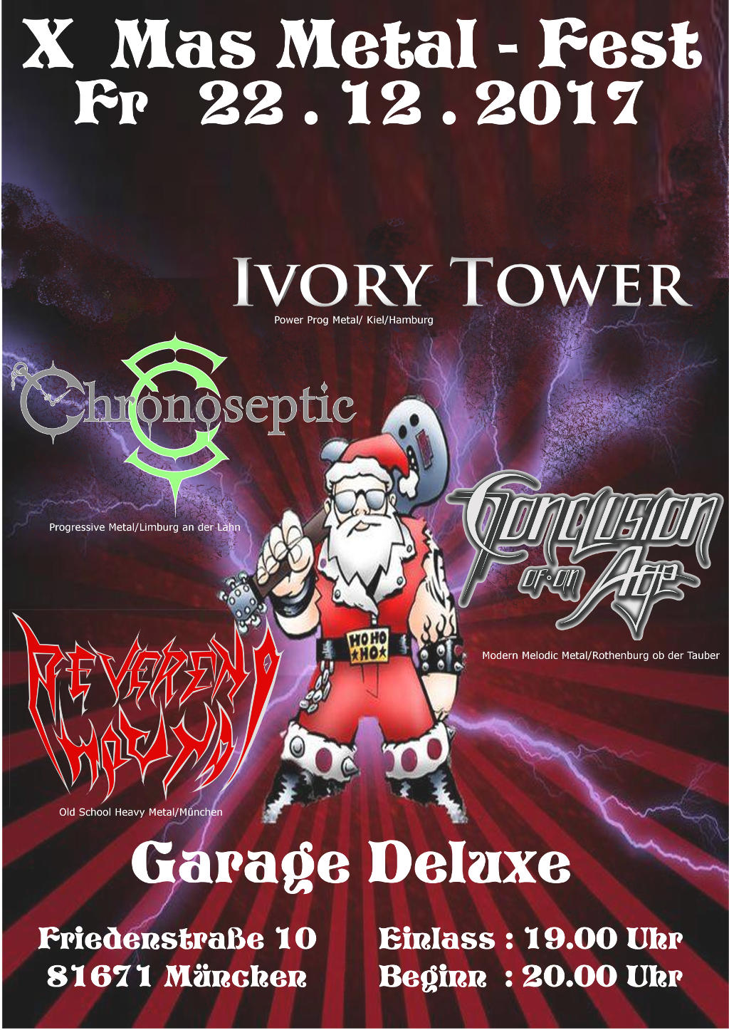X-MAS METAL FEST MÜNCHEN | www.metaltix.com