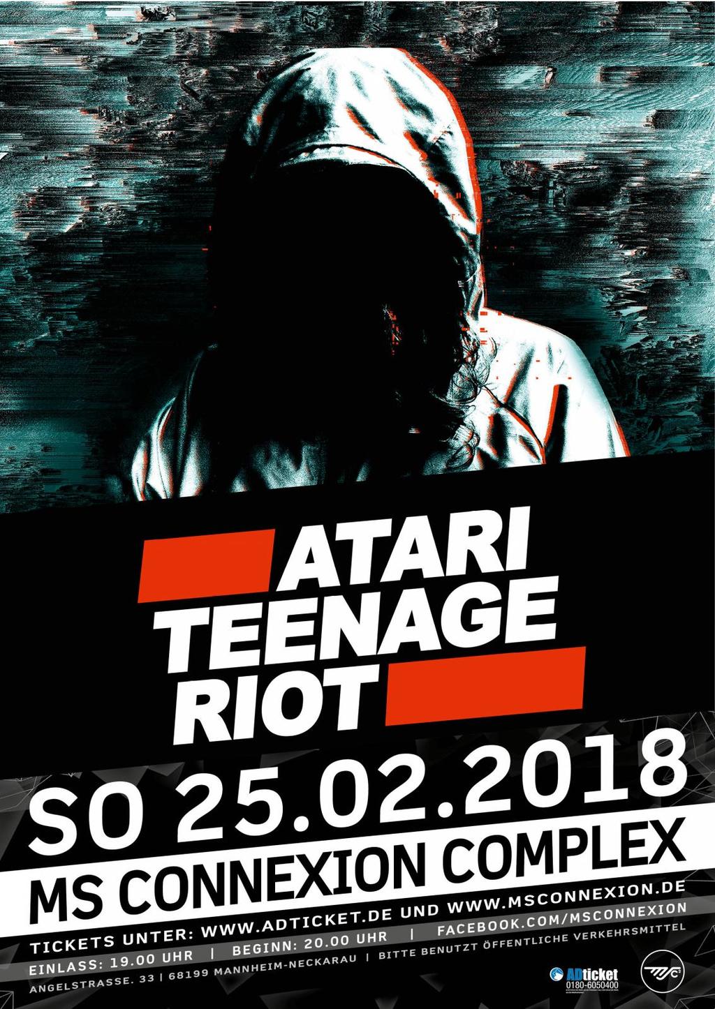 ATARI TEENAGE RIOT 2018 | www.metaltix.com