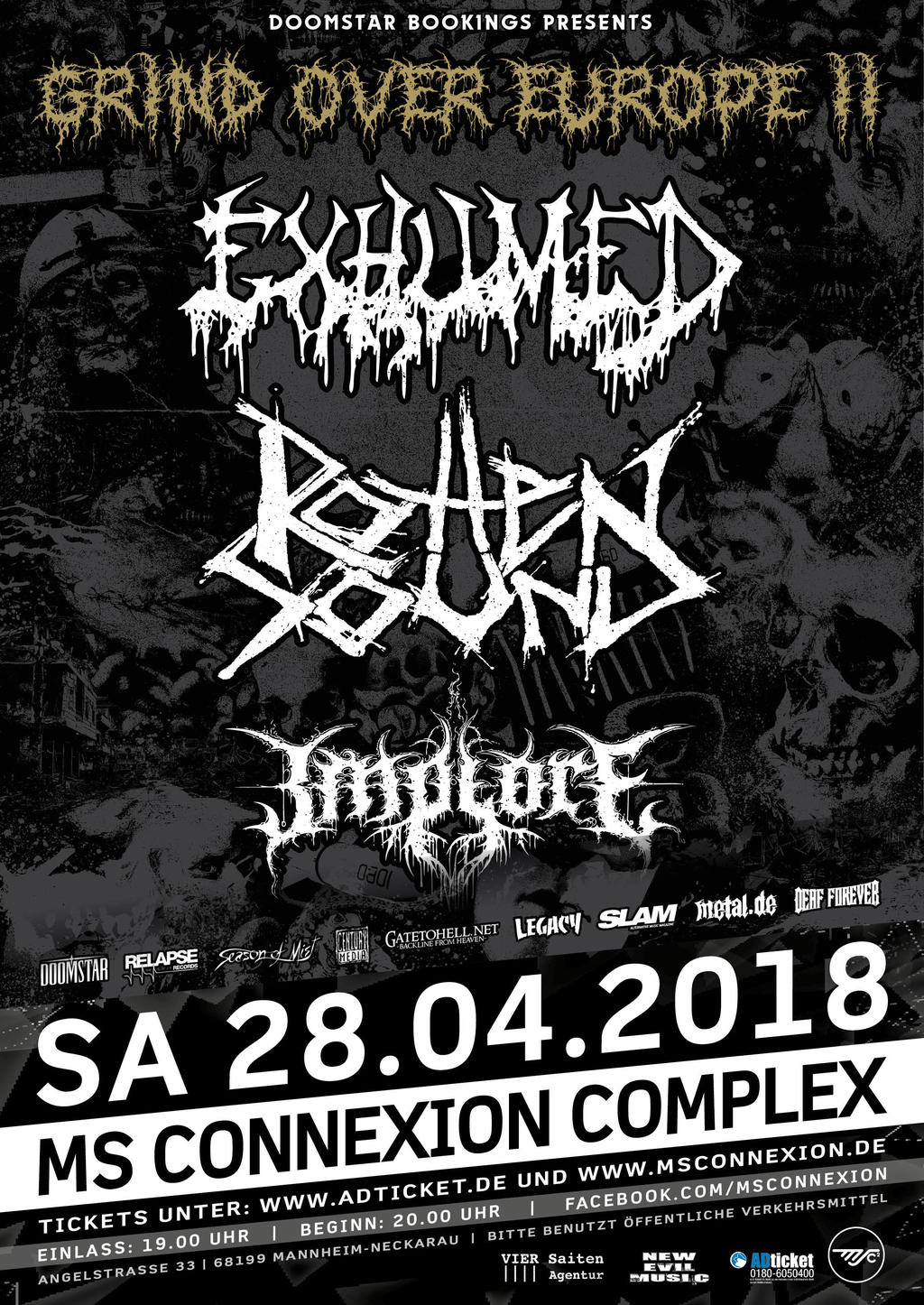 EXHUMED 2018 | www.metaltix.com