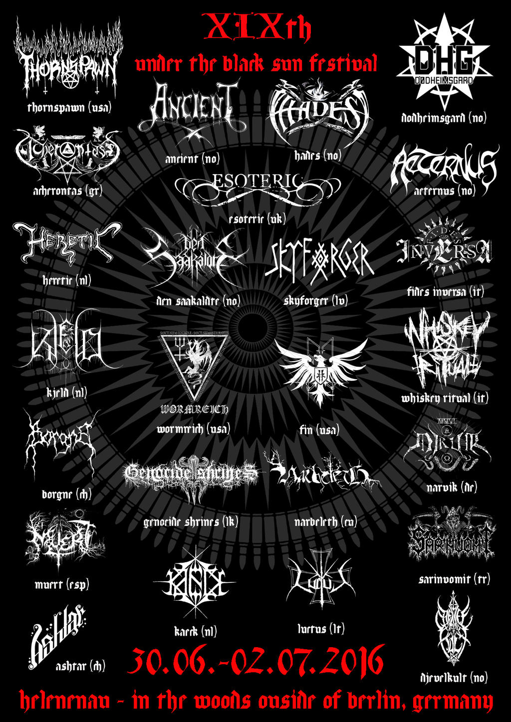 UNDER THE BLACK SUN FESTIVAL 2016 | www.metaltix.com
