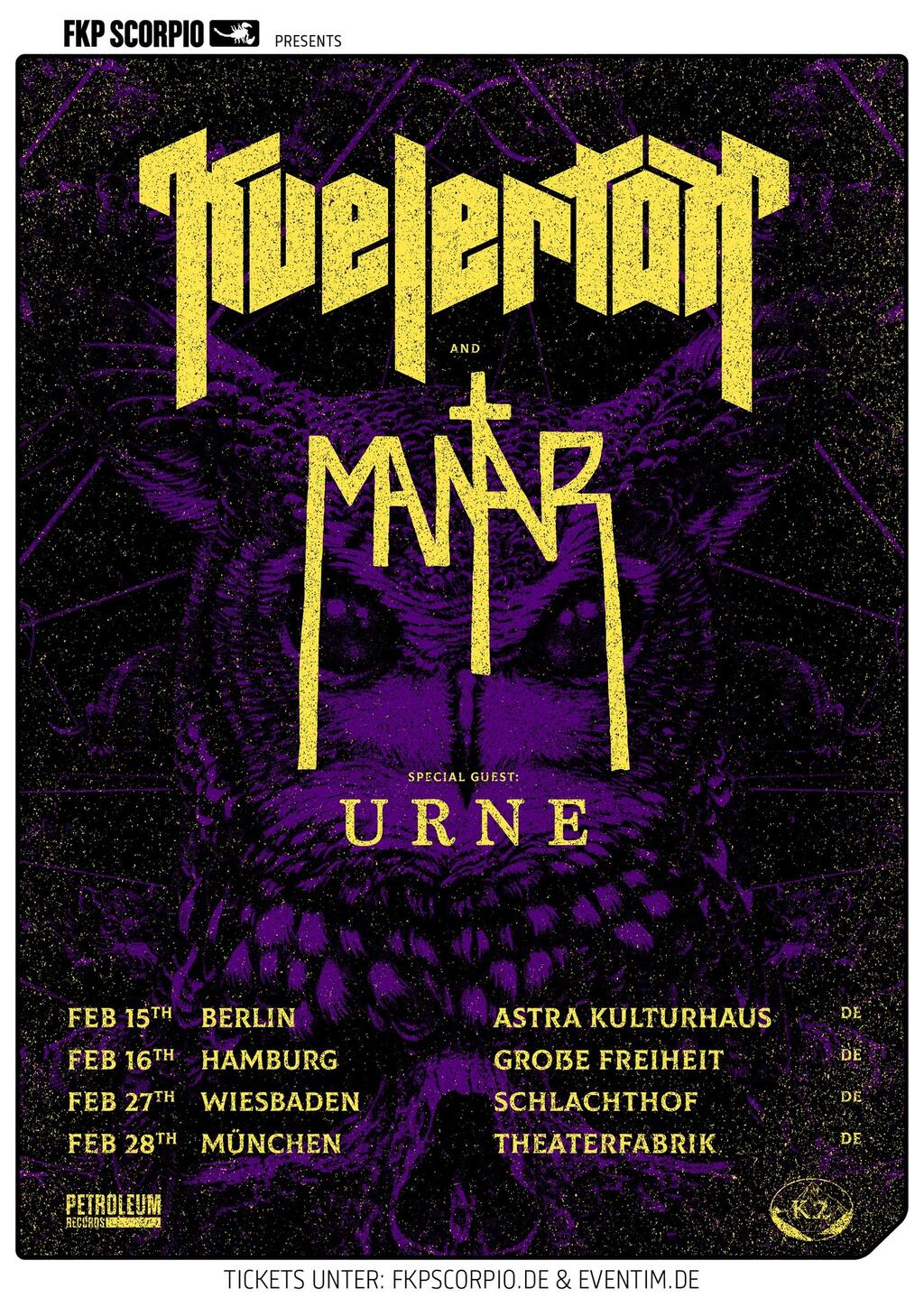 KVELERTAK & MANTAR | www.metaltix.com