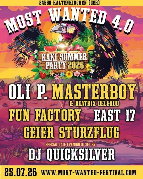 MOST WANTED 2026 - KAKI SUMMER PARTY | SH-Tickets