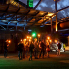 Fackelführung im Landschaftspark Duisburg-Nord